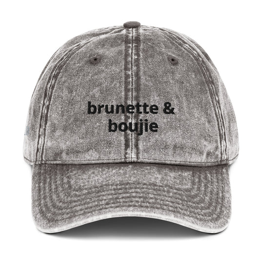 Brunette & Boujie Snap Back Hat